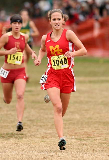 2009 CIF XC Girls D2-078.JPG - 2009 California CIF Cross Country Championships, Woodward Park, Fresno, California